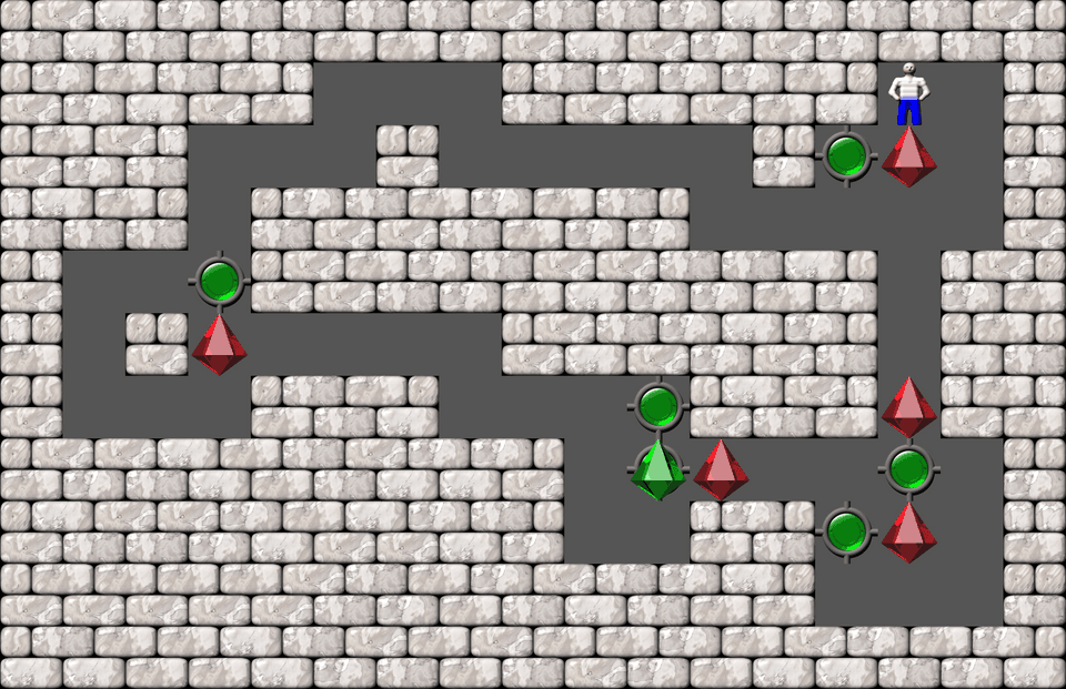 Sokoban Bugs509 collection level 176